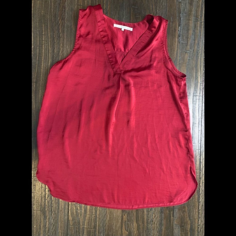 Violet + Claire Burgundy size S sleeveless top - Picture 3 of 9